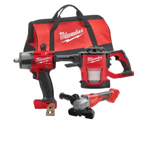 Milwaukee akkukonesetti 4 - Milwaukee 18V akkukonepaketit - M18SET4KM - 1