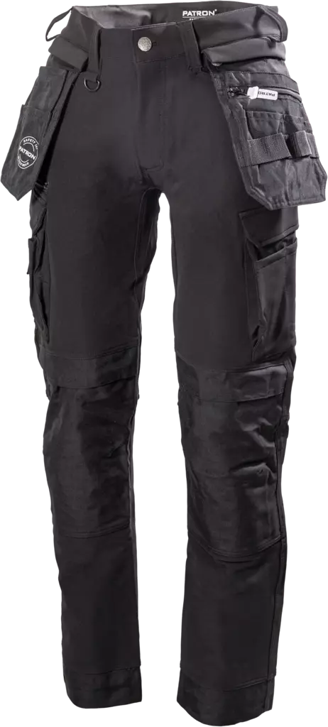 Patron Stretchhousut Lexi musta - Kesätyöhousut - PAT630M-M - 1