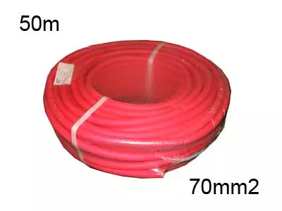 Akkukaapeli 70mm2 punainen - Autosähkö - VUK70PUN - 1