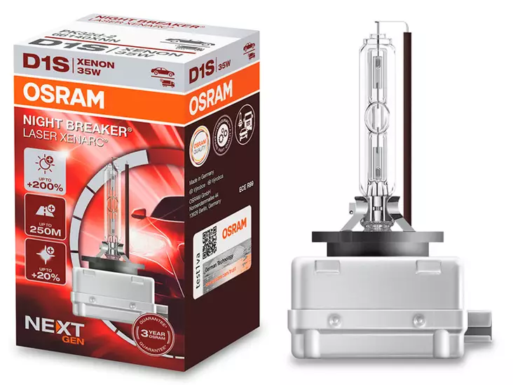 Osram Xenarc Night Breaker Laser Nextgen D1S - D1S ja D1R - 10-66140XNN - 1