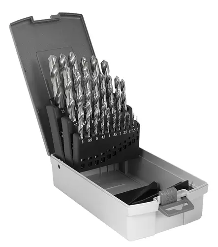 Ruko Metalliporansarja 1-13mm HSS 25-osainen - Poraus - RU214215RO - 1