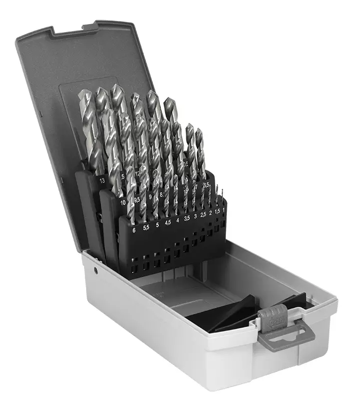 Ruko Metalliporansarja 1-13mm HSS 25-osainen - Poraus - RU214215RO - 1