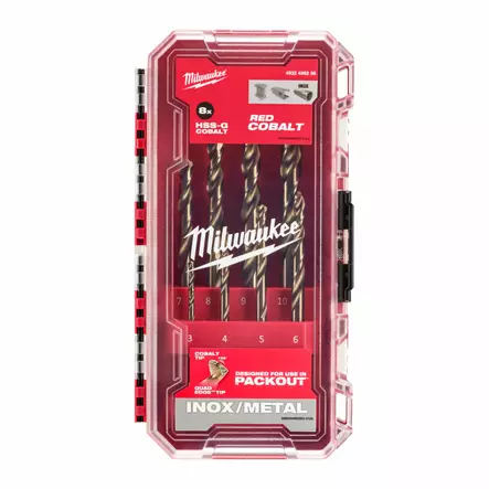 Milwaukee kobolttiporanteräsarja 8-osainen - Milwaukee - 4932499256SP - 2