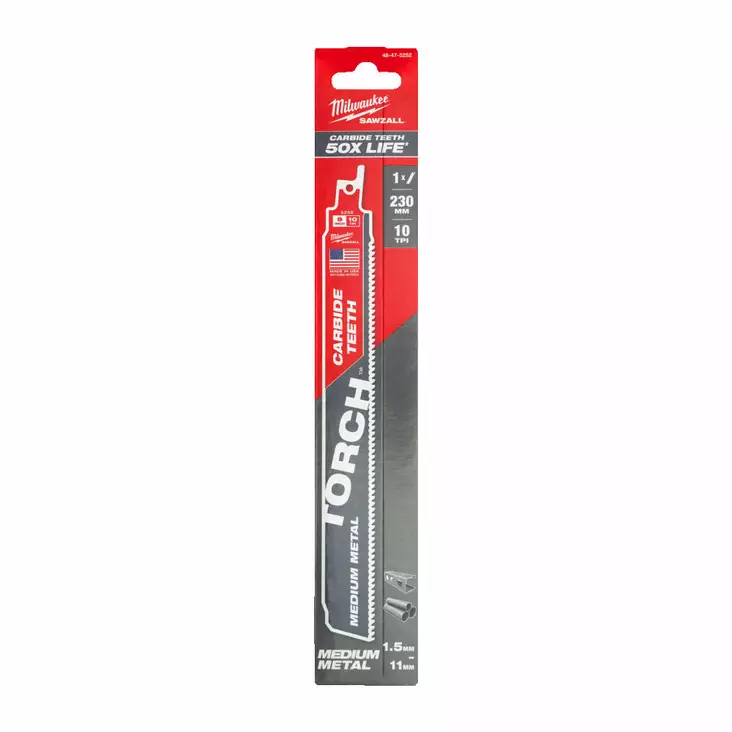 Milwaukee Torch karbidi puukkosahanterä 230mm 10TPi - Puukkosahanterät - 48475252SP - 1