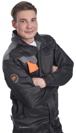 TAKKI S AKSELI MUSTA - Kesätyötakit - PAT300-S - 1