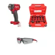 Akkumutteriväänninpaketti Milwaukee M18 FIW2F12 + voimahylsyt + suojalasit - Milwaukee 18V akkukonepaketit - M18FIW2F12SET - 1