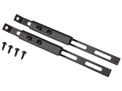 Tukirautapari litteä 200mm Musta RST - Lisävalojen tukitangot - 1605-NS32RST - 1