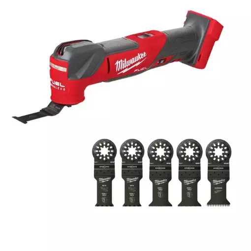 Milwaukee monitoimityökalusarja M18 FMT-0 + teräsarja - Milwaukee 18V akkukonepaketit - M18FMTSET - 1