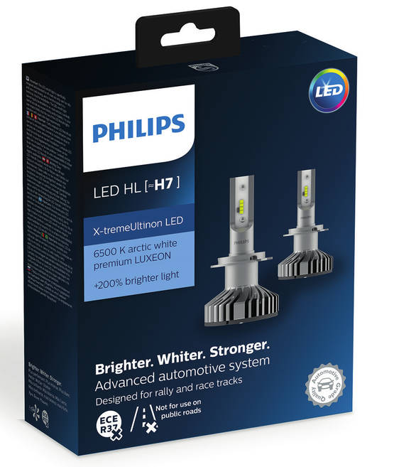 H7 LED-POLTTIMO PHILIPS +200% - LED-polttimot - 100-12972LEDXU - 1