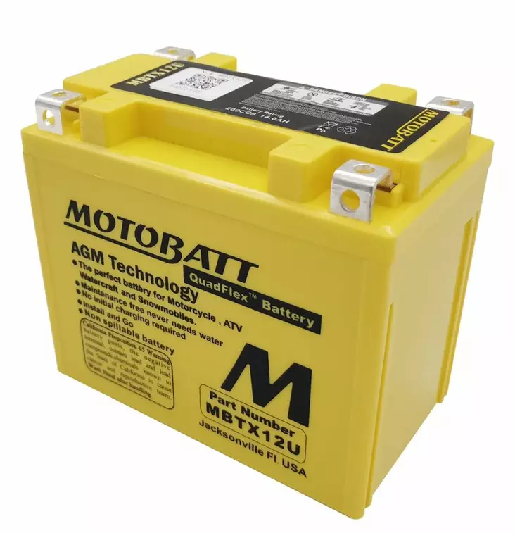 Motobatt MBTX12U 151x87x135 - MP- ja kelkan akut - MBTX12U - 1