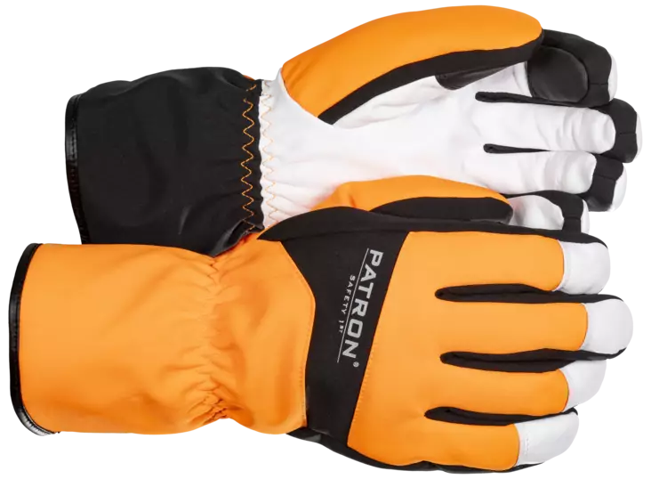 Patron pitkä työkäsine vedenpitävä Hi-Vis oranssi - Vuorelliset työkäsineet - SH02705W - 1